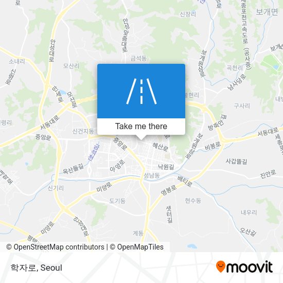 학자로 map