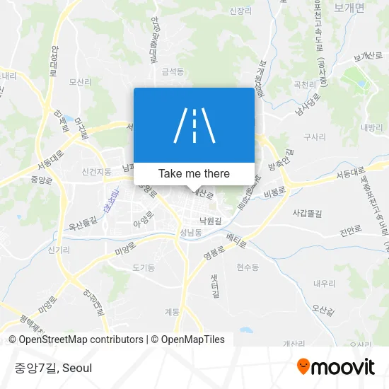 중앙7길 map