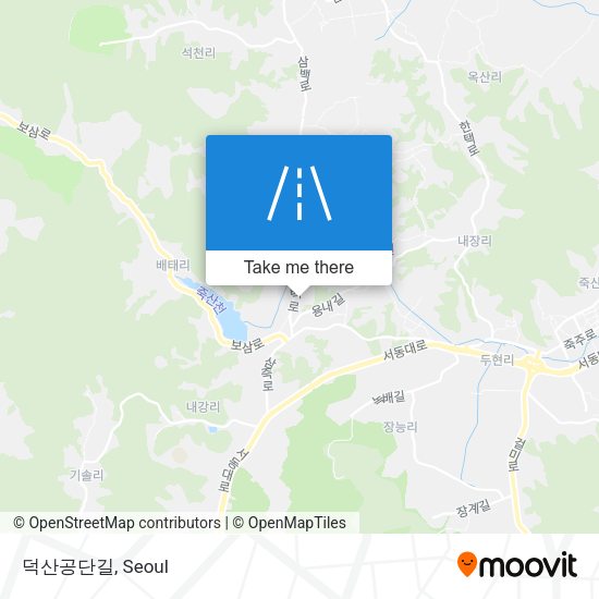 덕산공단길 map