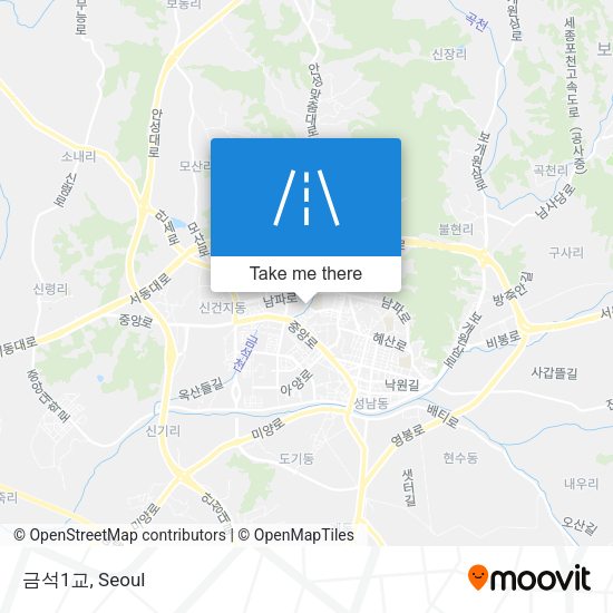 금석1교 map