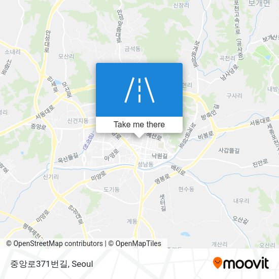 중앙로371번길 map