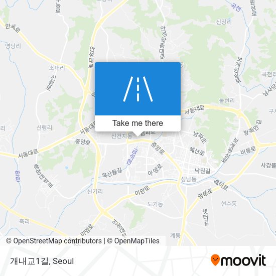 개내교1길 map
