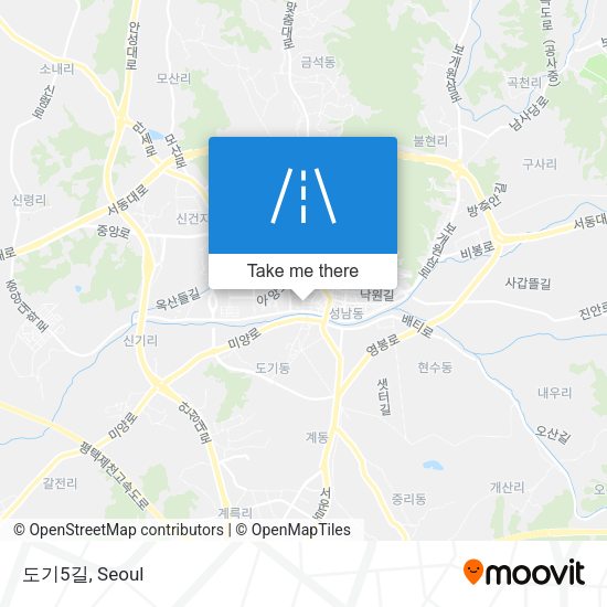 도기5길 map