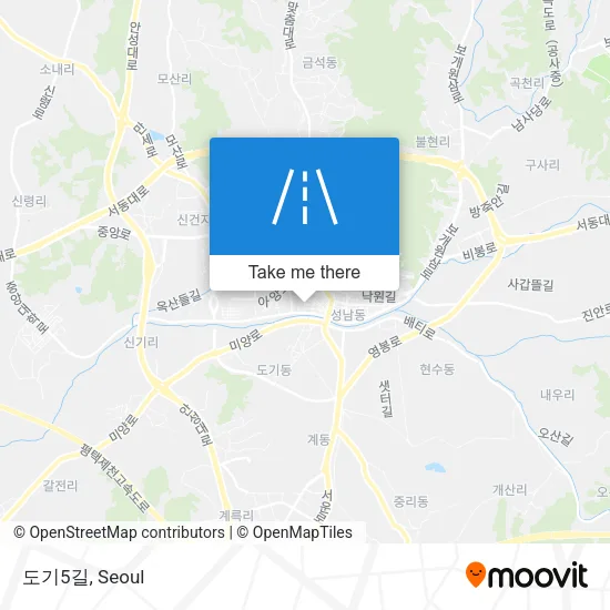 도기5길 map
