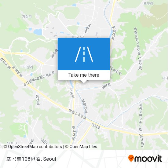 포곡로108번길 map