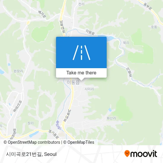 시미곡로21번길 map