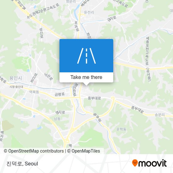 진덕로 map