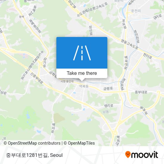 중부대로1281번길 map