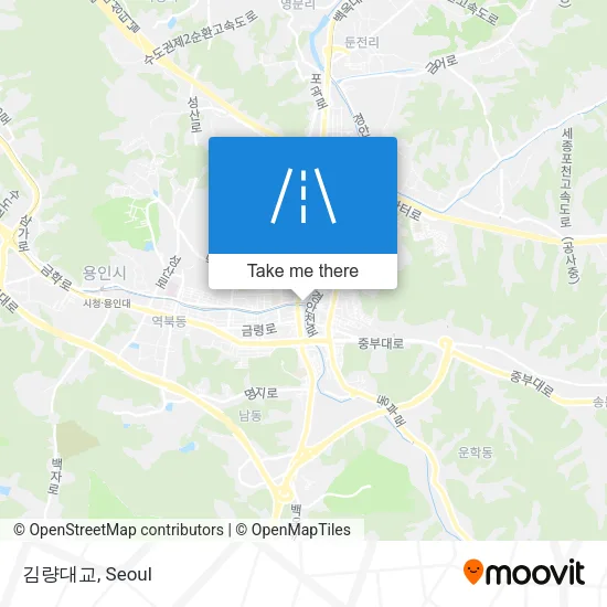 김량대교 map