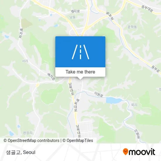 샘골교 map