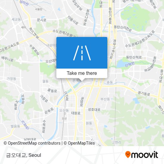 금오대교 map