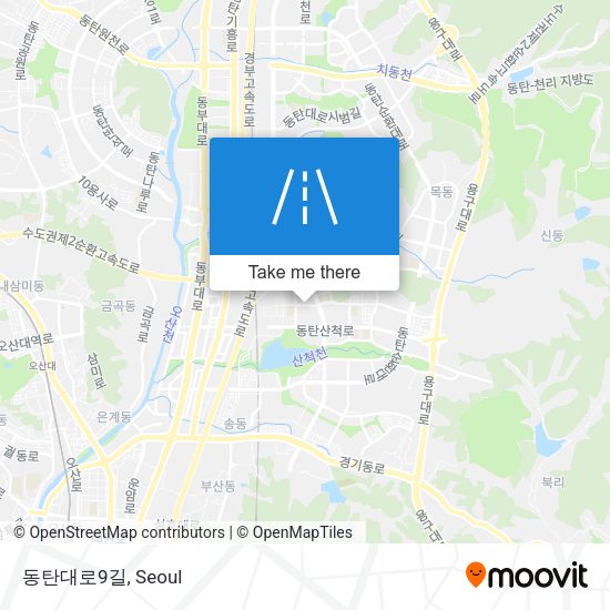 동탄대로9길 map