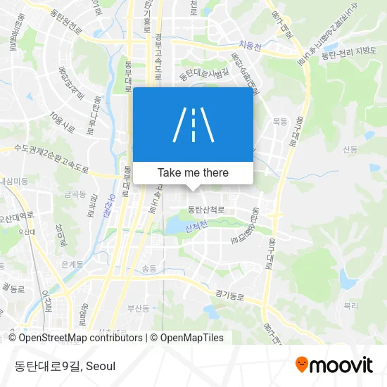 동탄대로9길 map