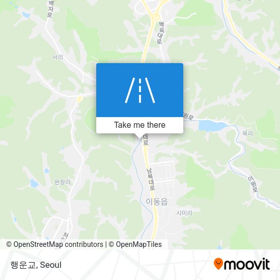 행운교 map