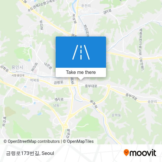 금령로173번길 map
