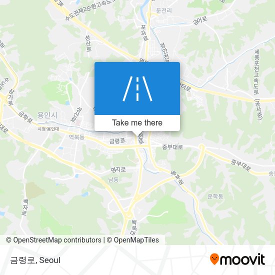 금령로 map
