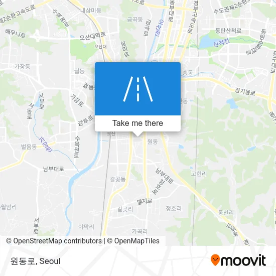 원동로 map