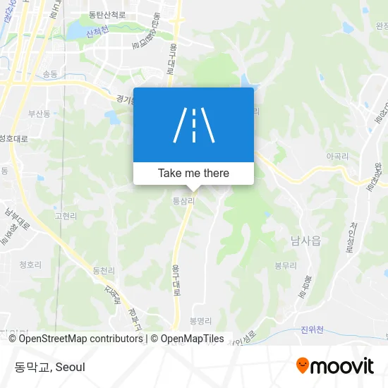 동막교 map