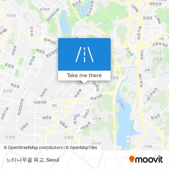 느티나무골 육교 map