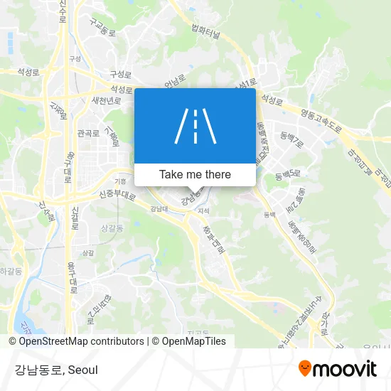 강남동로 map