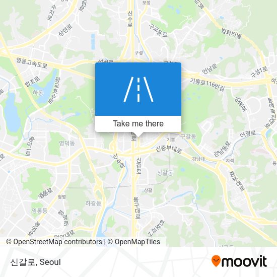 신갈로 map