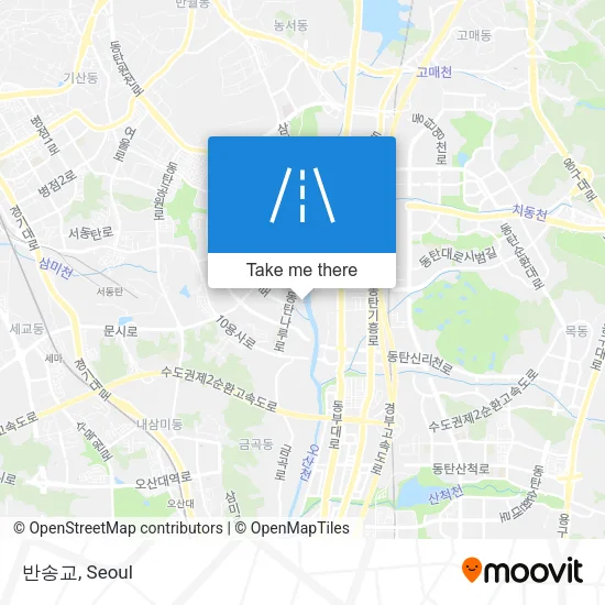 반송교 map