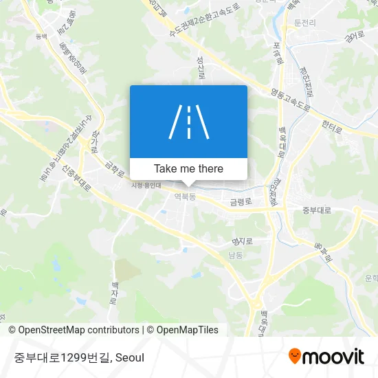 중부대로1299번길 map