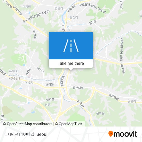 고림로110번길 map