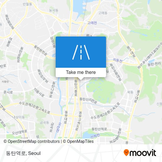 동탄역로 map