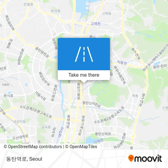 동탄역로 map