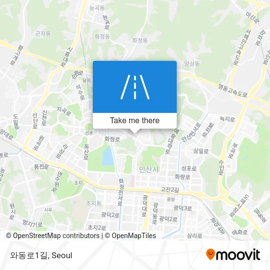 와동로1길 map