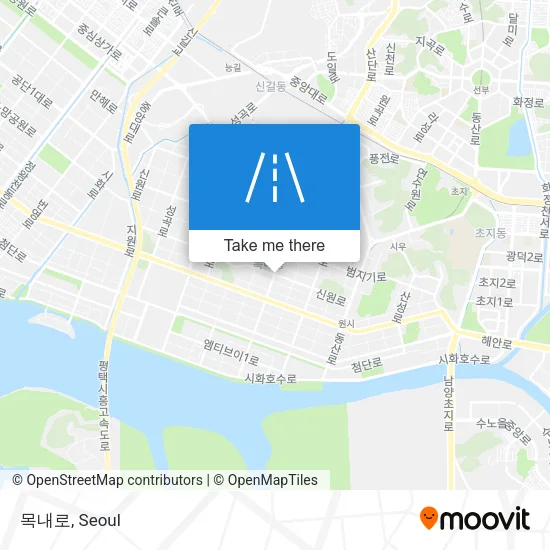목내로 map