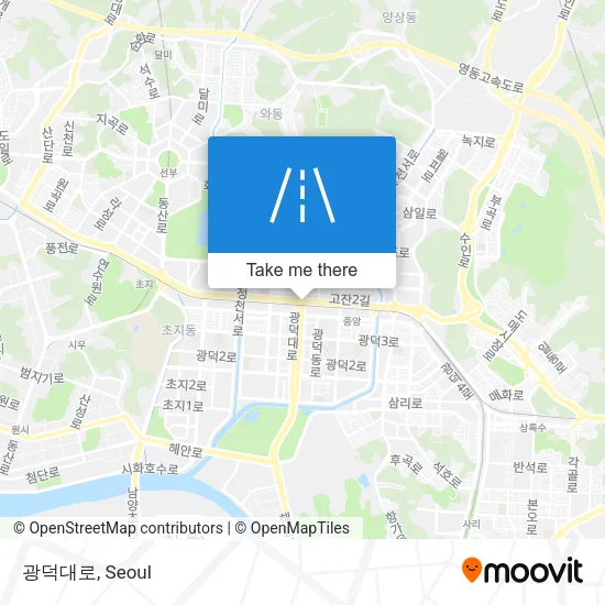 광덕대로 map