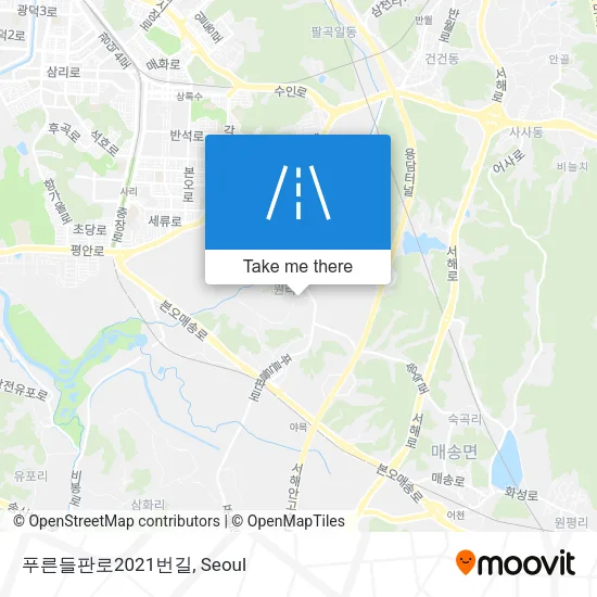 푸른들판로2021번길 map
