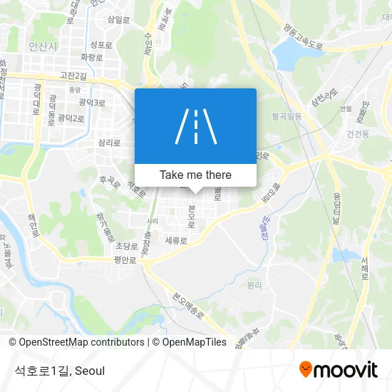 석호로1길 map