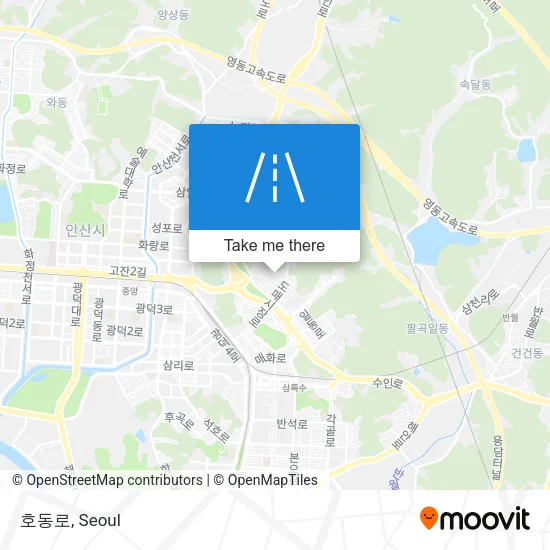 호동로 map