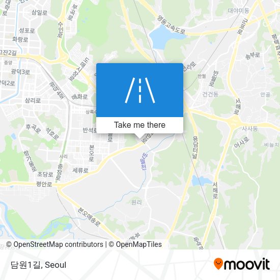 담원1길 map