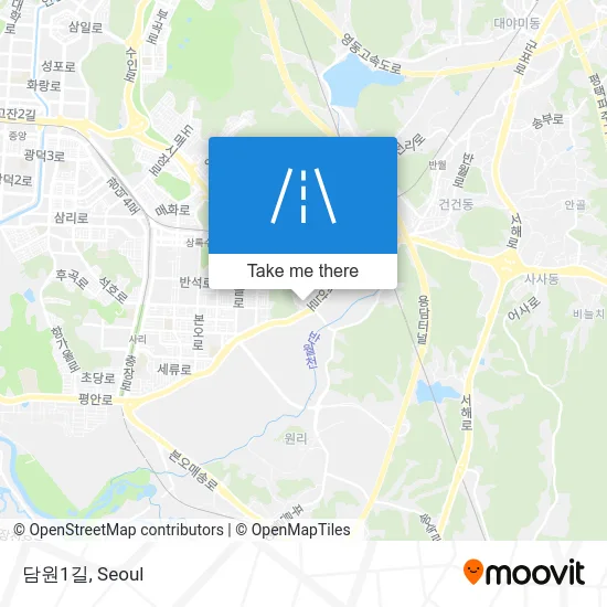 담원1길 map