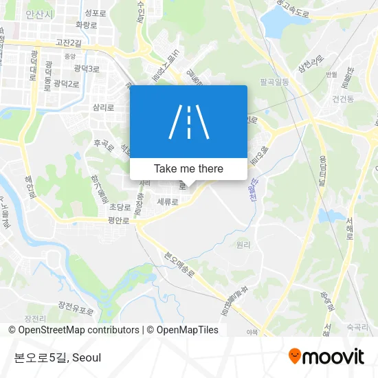 본오로5길 map