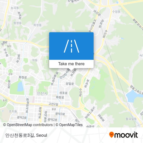 안산천동로3길 map