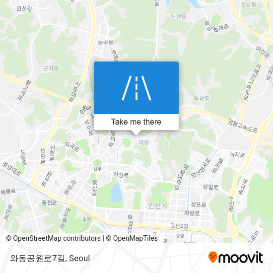 와동공원로7길 map