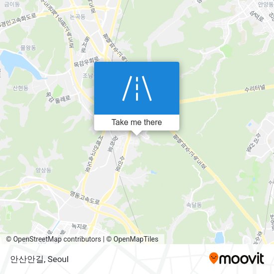 안산안길 map