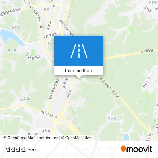 안산안길 map
