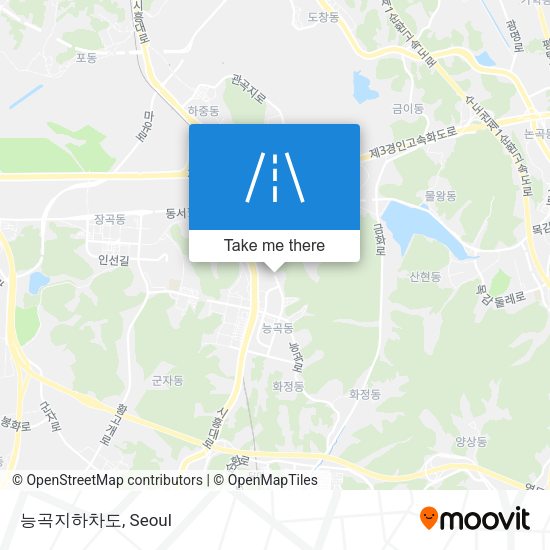 능곡지하차도 map