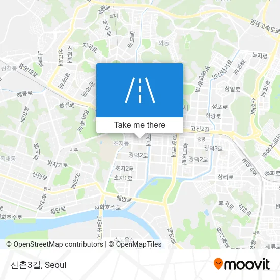 신촌3길 map