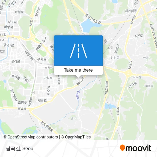 팔곡길 map