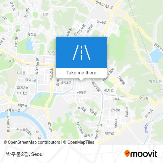 박우물2길 map