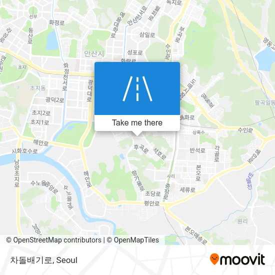 차돌배기로 map