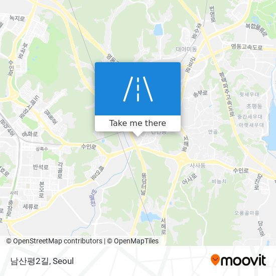 남산평2길 map