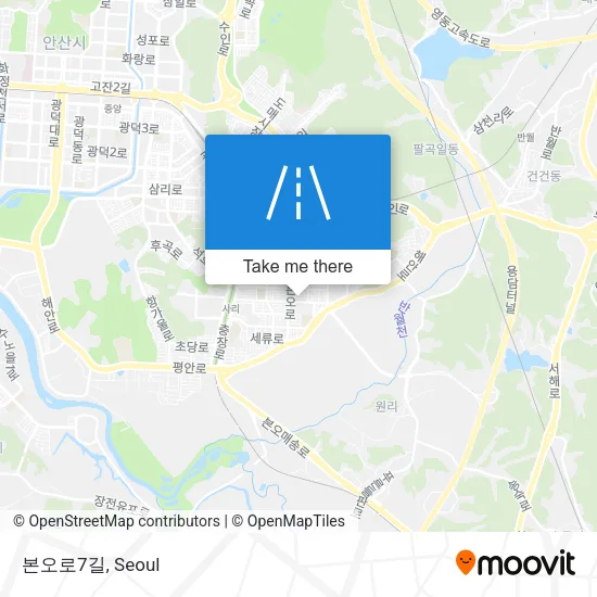 본오로7길 map